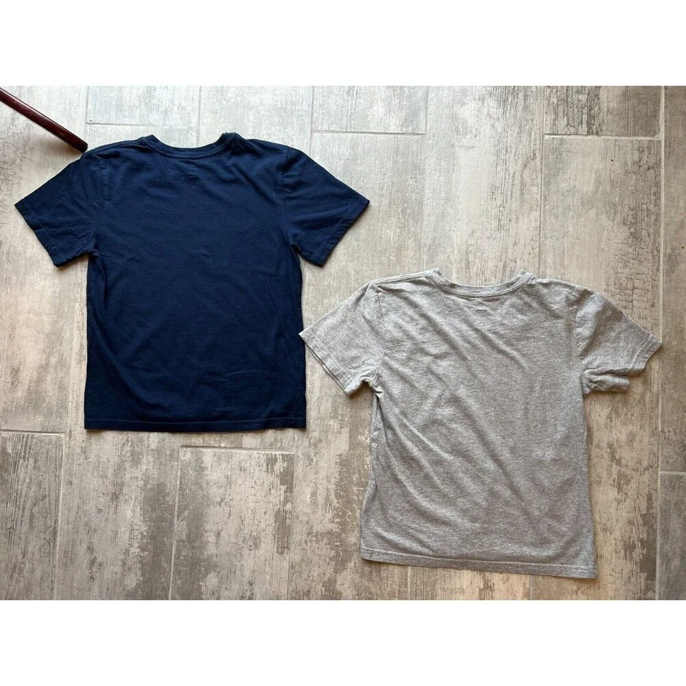 Set Lot of Gap Kids Organic Cotton Short Sleeve Basic T-Shirt Boys Youth L 10-12
